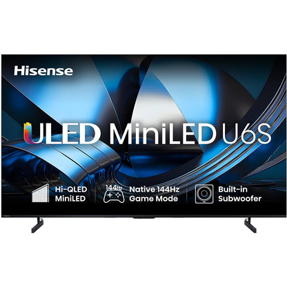 Hisense 50" U6SAU Mini-LED Hi-QLED 4K Smart AI TV [2026]