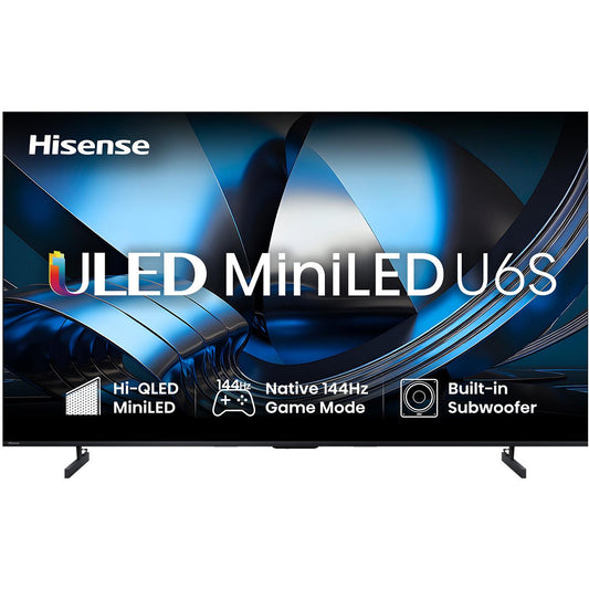 Hisense 50" U6SAU Mini-LED Hi-QLED 4K Smart AI TV [2026]