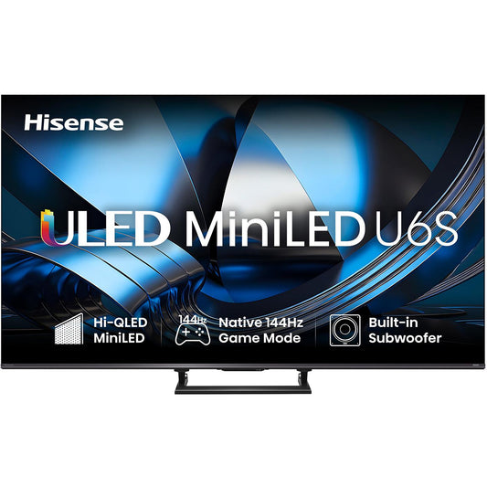 Hisense 65" U6SAU Mini-LED Hi-QLED 4K Smart AI TV [2026]