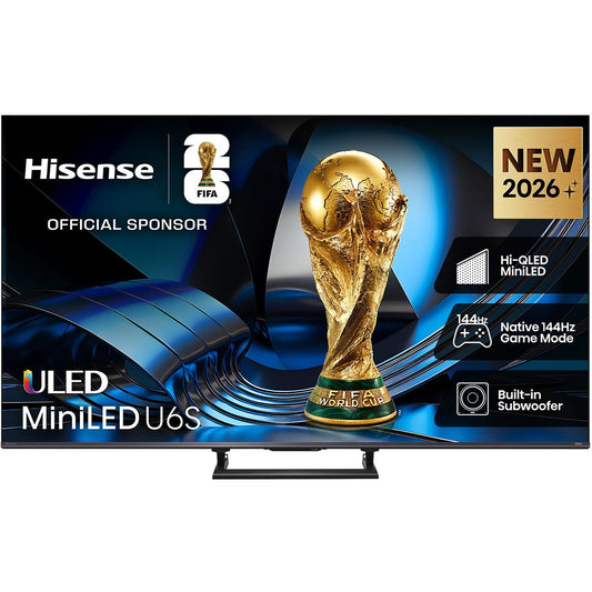 Hisense 75" U6SAU Mini-LED Hi-QLED 4K Smart AI TV [2026]