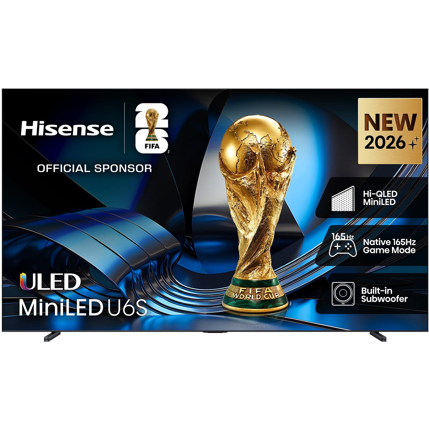 Hisense 100" U6SAU Mini-LED Hi-QLED 4K Smart AI TV [2026]