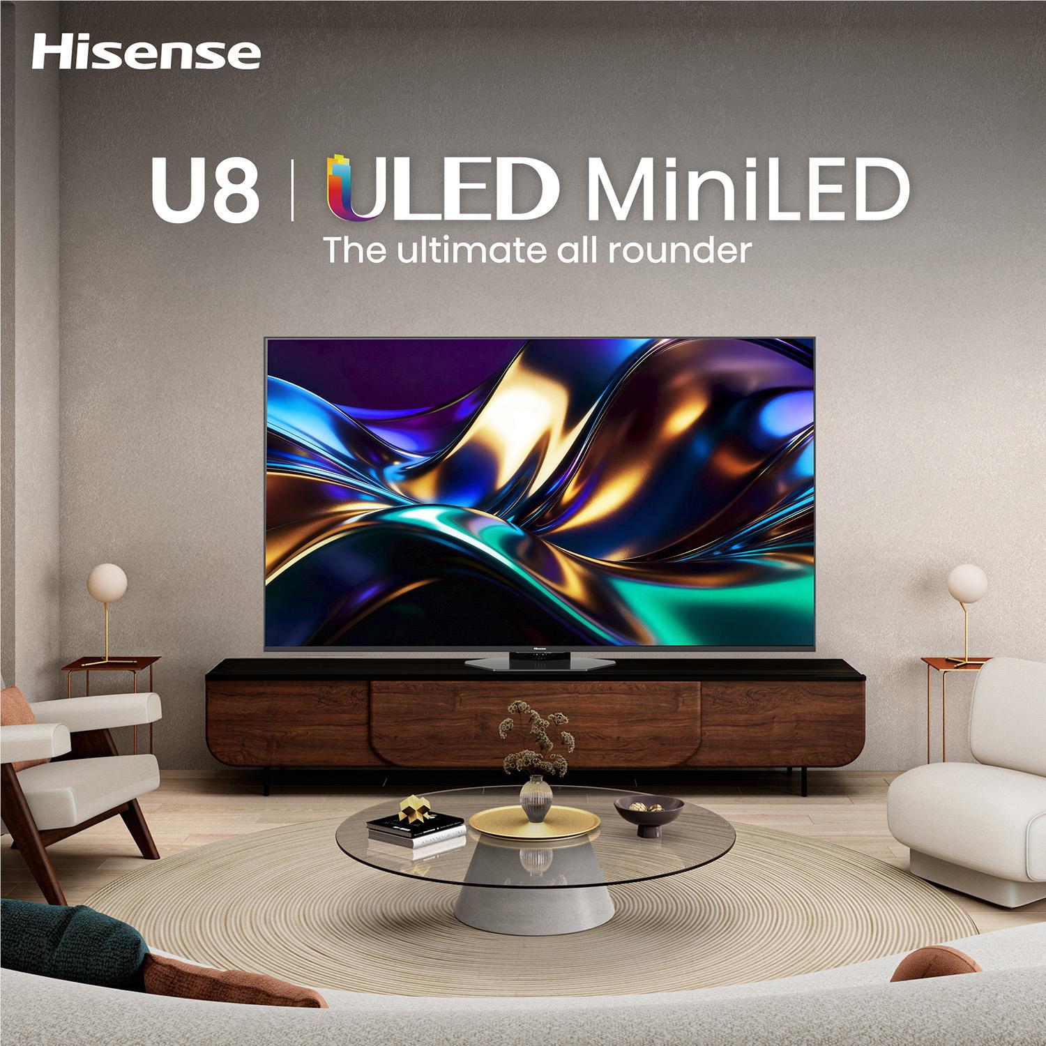 Hisense 85" U85AU 4K ULED Mini-LED Pro Smart TV [2026]