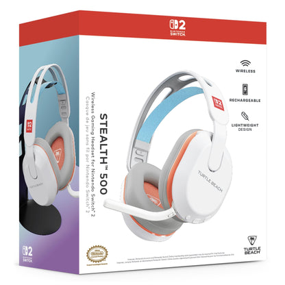 Turtle Beach Stealth 500 Wireless Gaming Headset White for Nintendo Switch 2