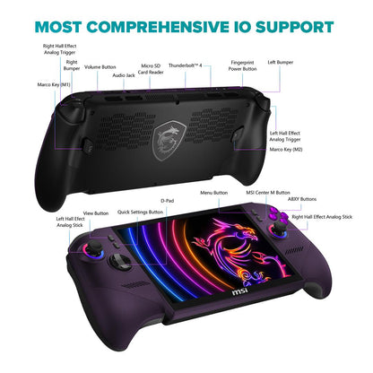 MSI Claw 8 EX AI+ 8" FHD+ Touchscreen 120Hz Gaming Handheld - Intel Arc G3 Extreme (1TB SSD)