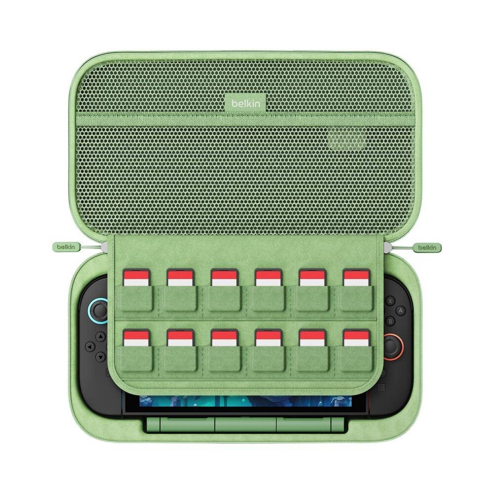 Belkin Gaming Charging Case Pro for Nintendo Switch 2 (Sage)