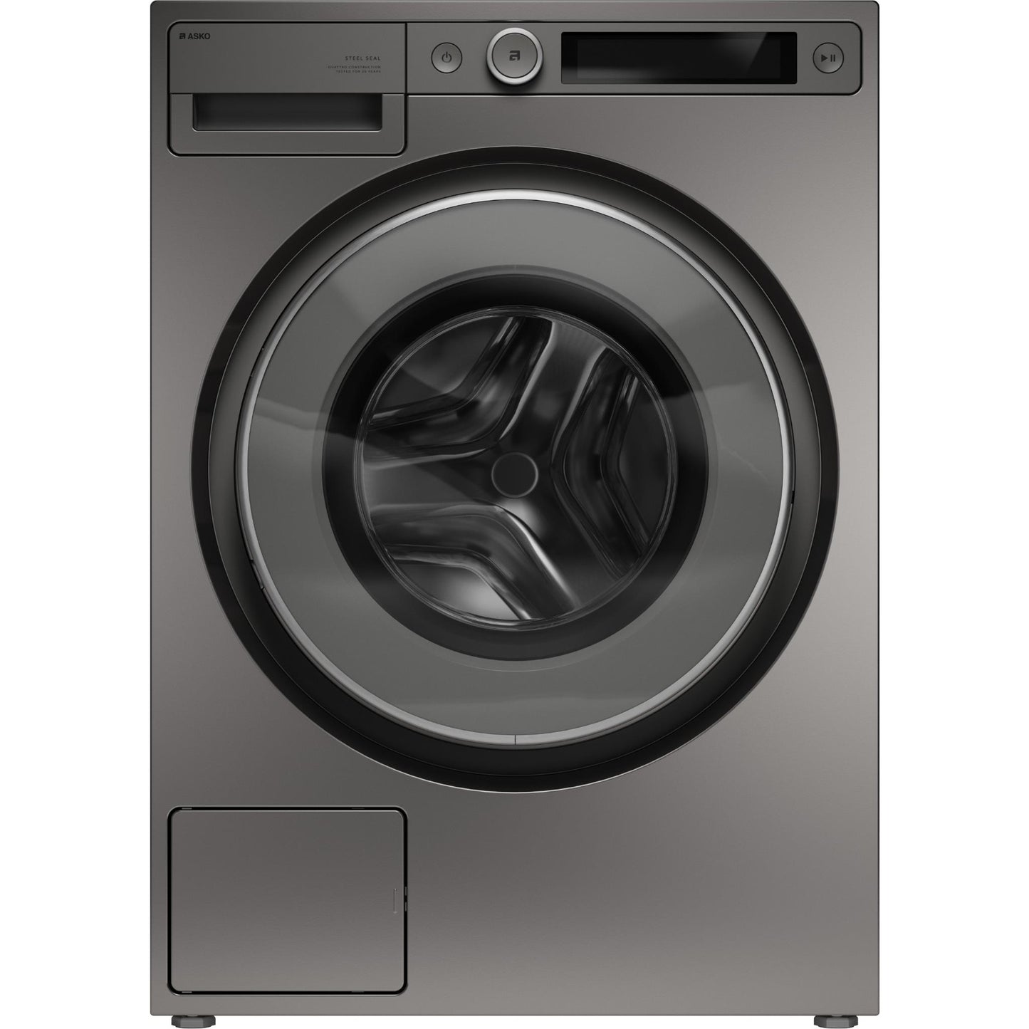 ASKO W5096RLT Style 9kg Steel Seal Front Load Washer (Titanium)
