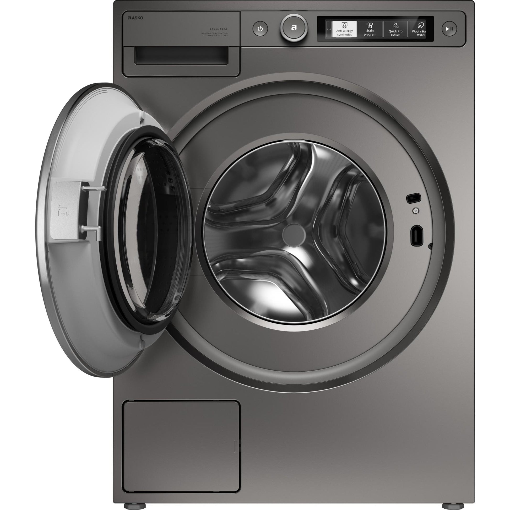 ASKO W5096RLT Style 9kg Steel Seal Front Load Washer (Titanium)