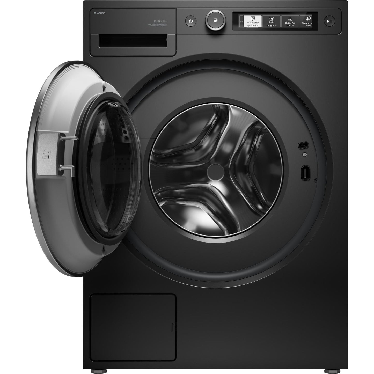 ASKO W5096RLG Style 9kg Steel Seal Front Load Washer (Graphite Black)