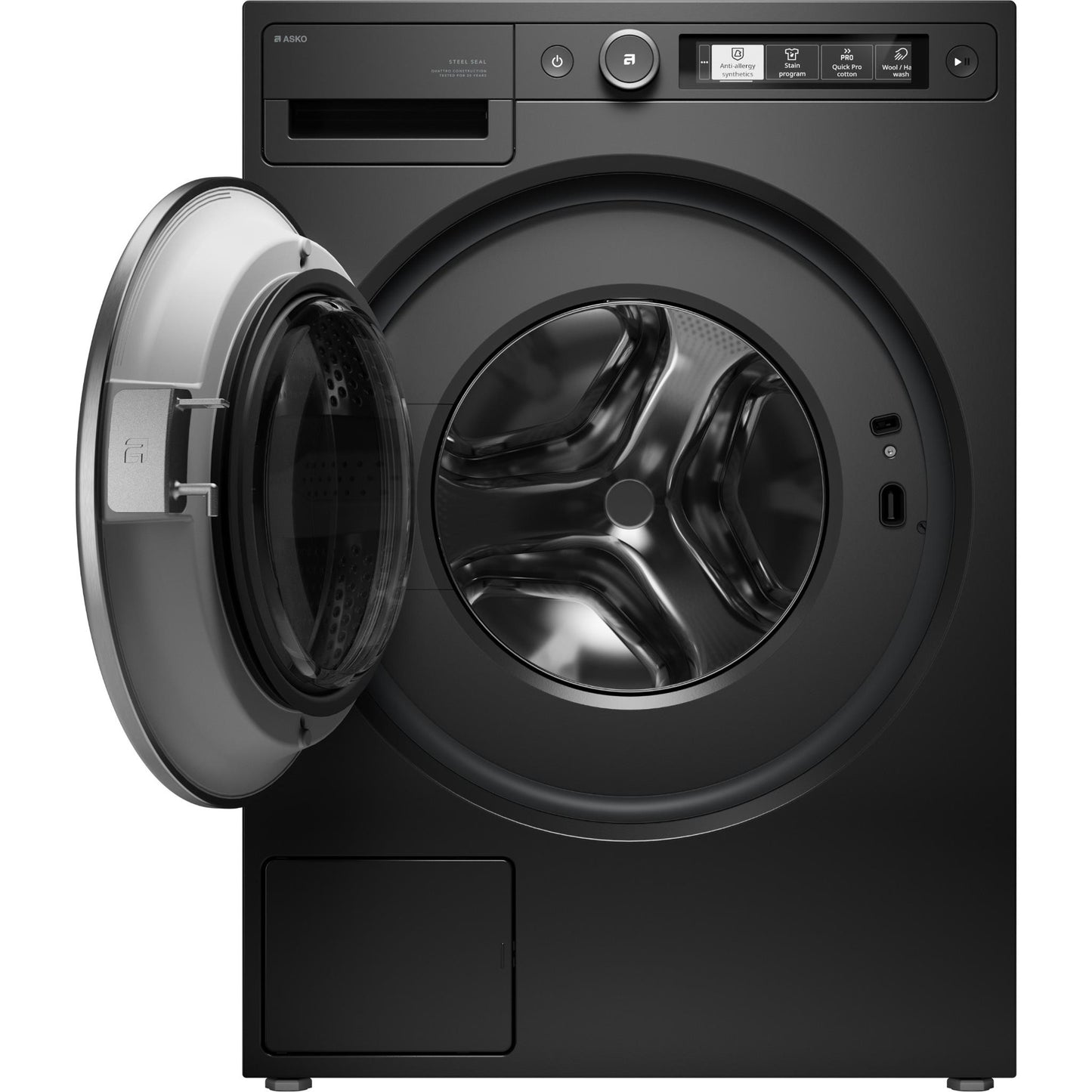 ASKO W5114RXLG Style 11kg Steel Seal Front Load Washer (Graphite Black)