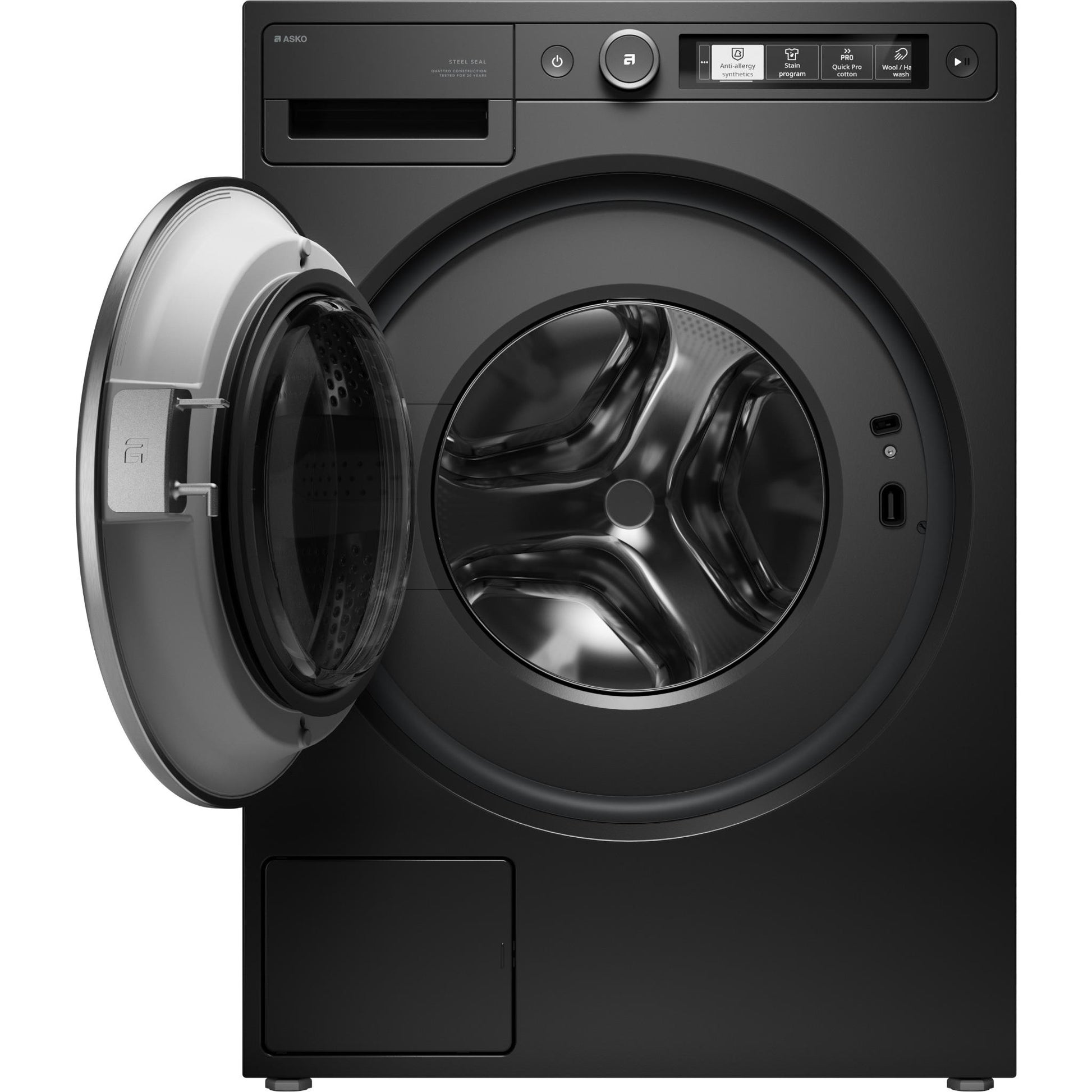 ASKO W5114RXLG Style 11kg Steel Seal Front Load Washer (Graphite Black)