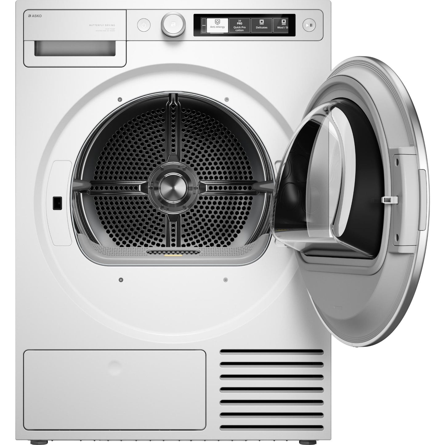ASKO T509HPW Style 9kg Butterfly Drying Heat Pump Dryer (White)
