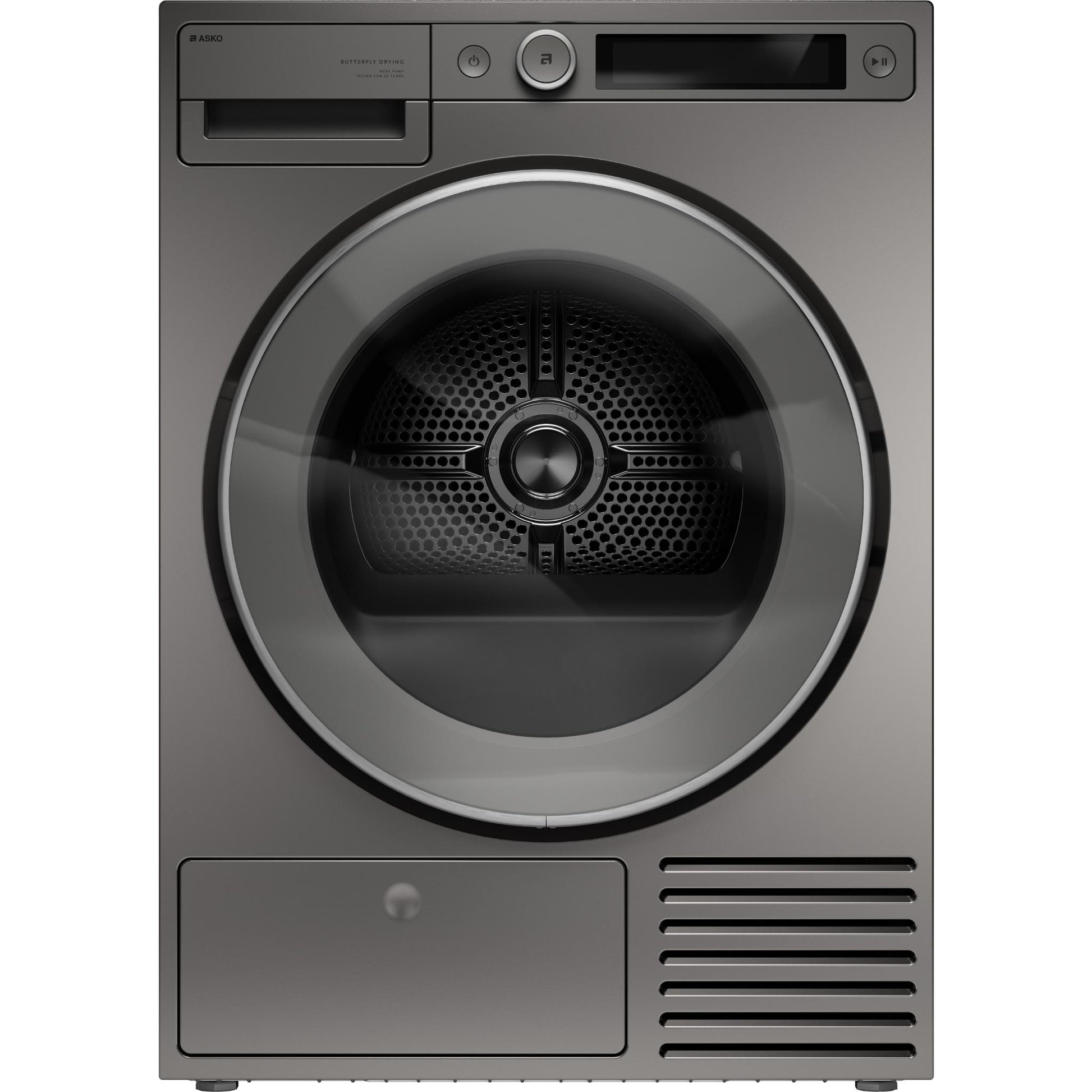 ASKO T509HPT Style 9kg Butterfly Drying Heat Pump Dryer (Titanium)
