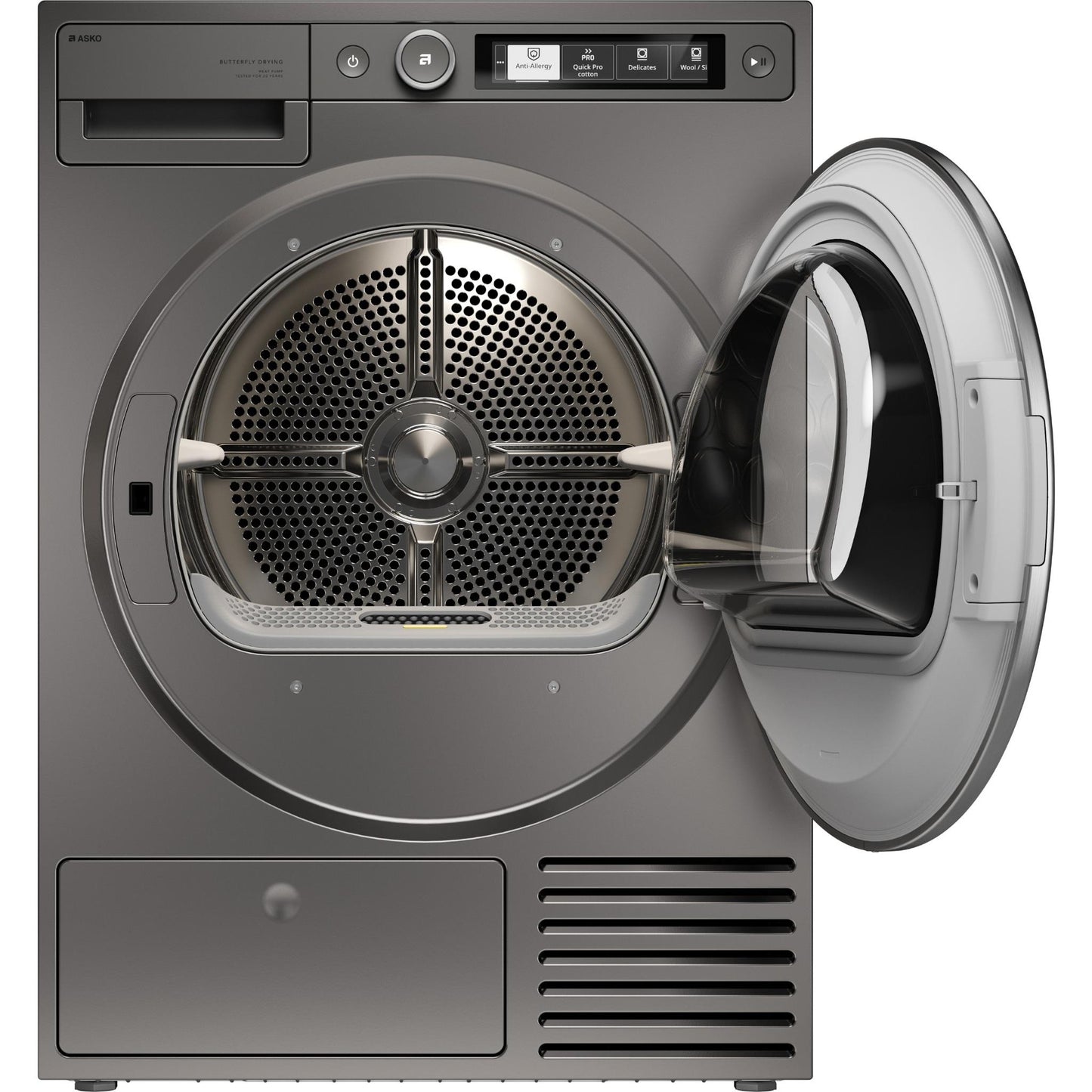 ASKO T509HPT Style 9kg Butterfly Drying Heat Pump Dryer (Titanium)