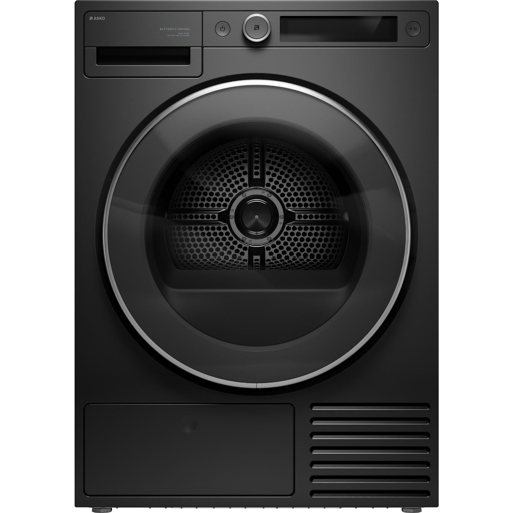 ASKO T509HPG Style 9kg Butterfly Drying Heat Pump Dryer (Graphite Black)