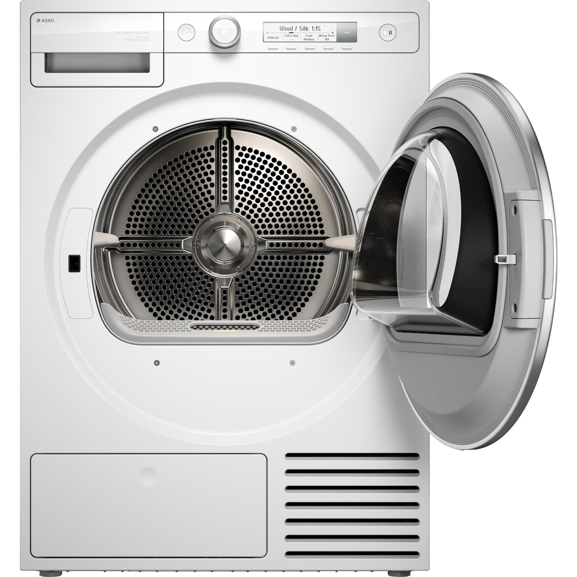 ASKO T311HCXLW Logic 11kg Butterfly Drying Heat Pump Dryer (White)