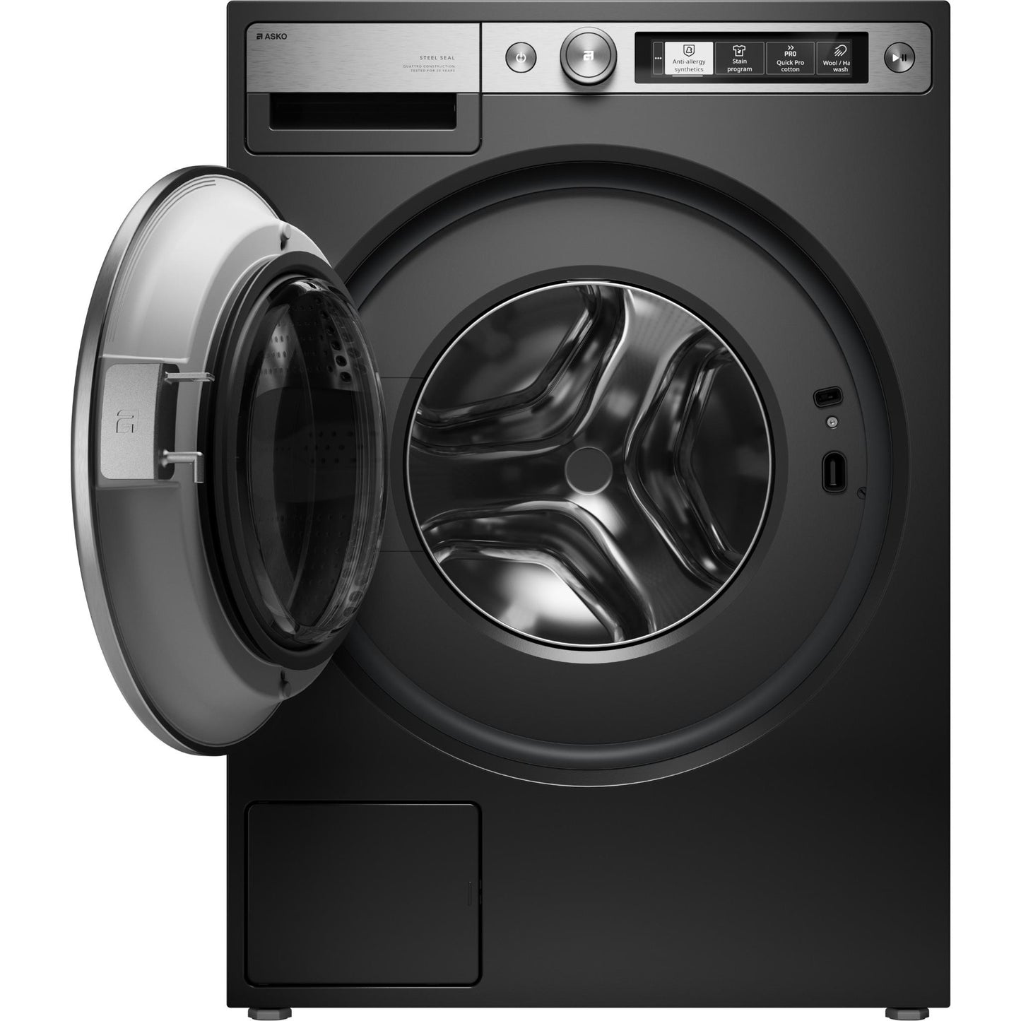ASKO W7956XLG Style+ 9.5kg Steel Seal Front Load Washer (Graphite Black)