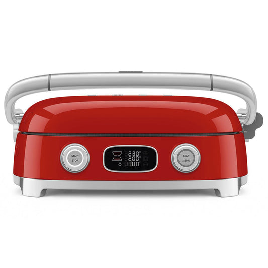 Smeg 50's Style Retro 3-in1 MultiGrill (Red)