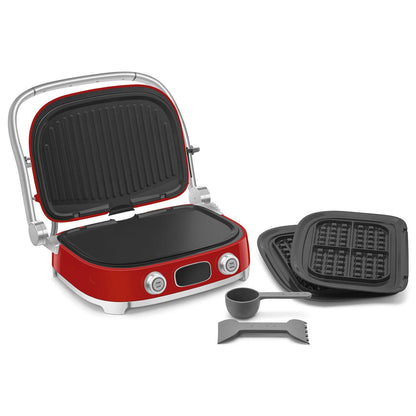Smeg 50's Style Retro 3-in1 MultiGrill (Red)