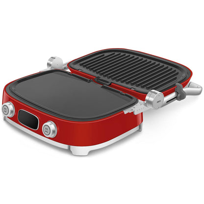 Smeg 50's Style Retro 3-in1 MultiGrill (Red)