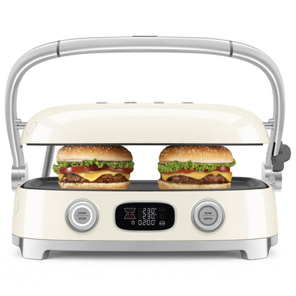 Smeg 50's Style Retro 3-in1 MultiGrill (Cream)