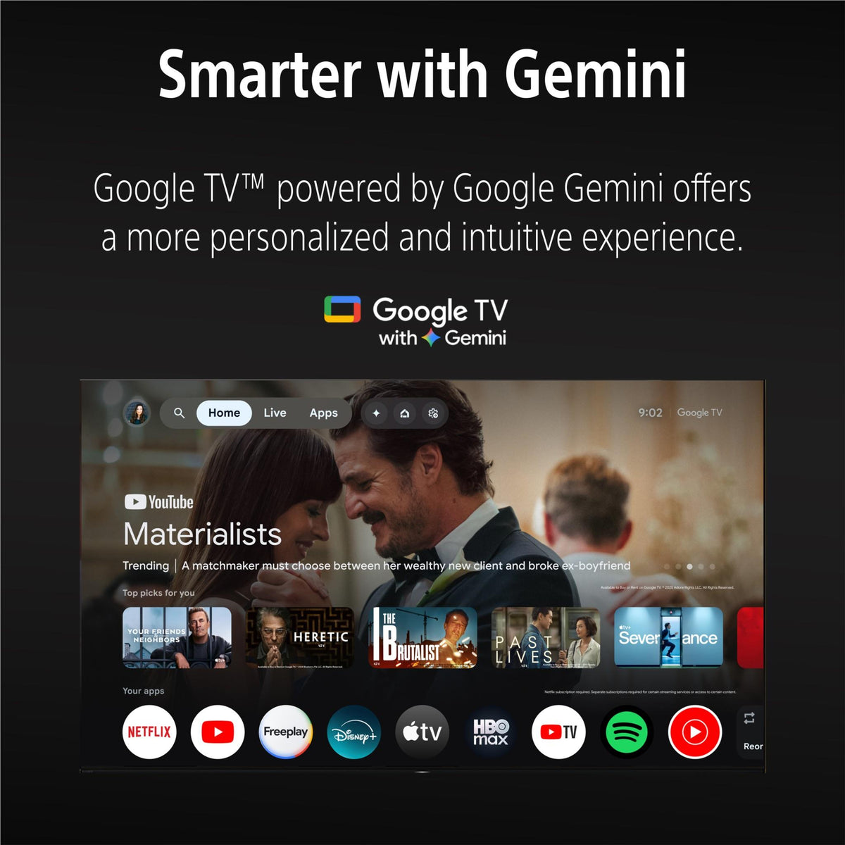 Sony 65" BRAVIA 9 II True RGB Mini-LED AI 4K Google TV [2026]