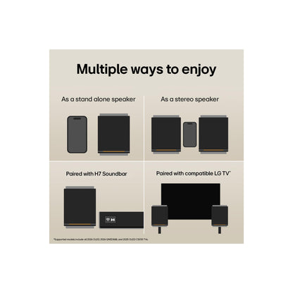 LG Sound Suite M7 Wireless Stereo Speaker with 2.1.1ch & Dolby Atmos FlexConnect