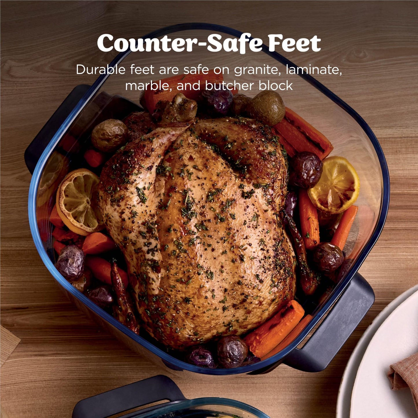 Ninja Crispi Pro 6-in-1 Countertop Glass Air Fryer (Cyberspace)