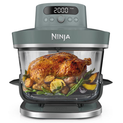 Ninja Crispi Pro 6-in-1 Countertop Glass Air Fryer (Ash Grey)