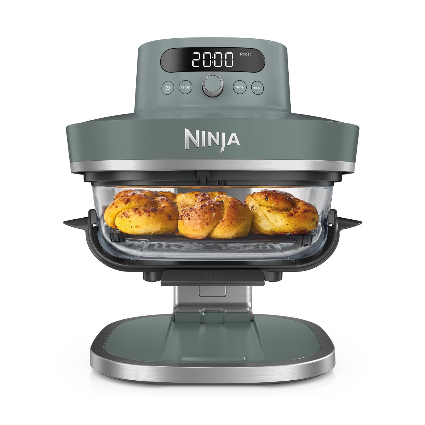 Ninja Crispi Pro 6-in-1 Countertop Glass Air Fryer (Ash Grey)