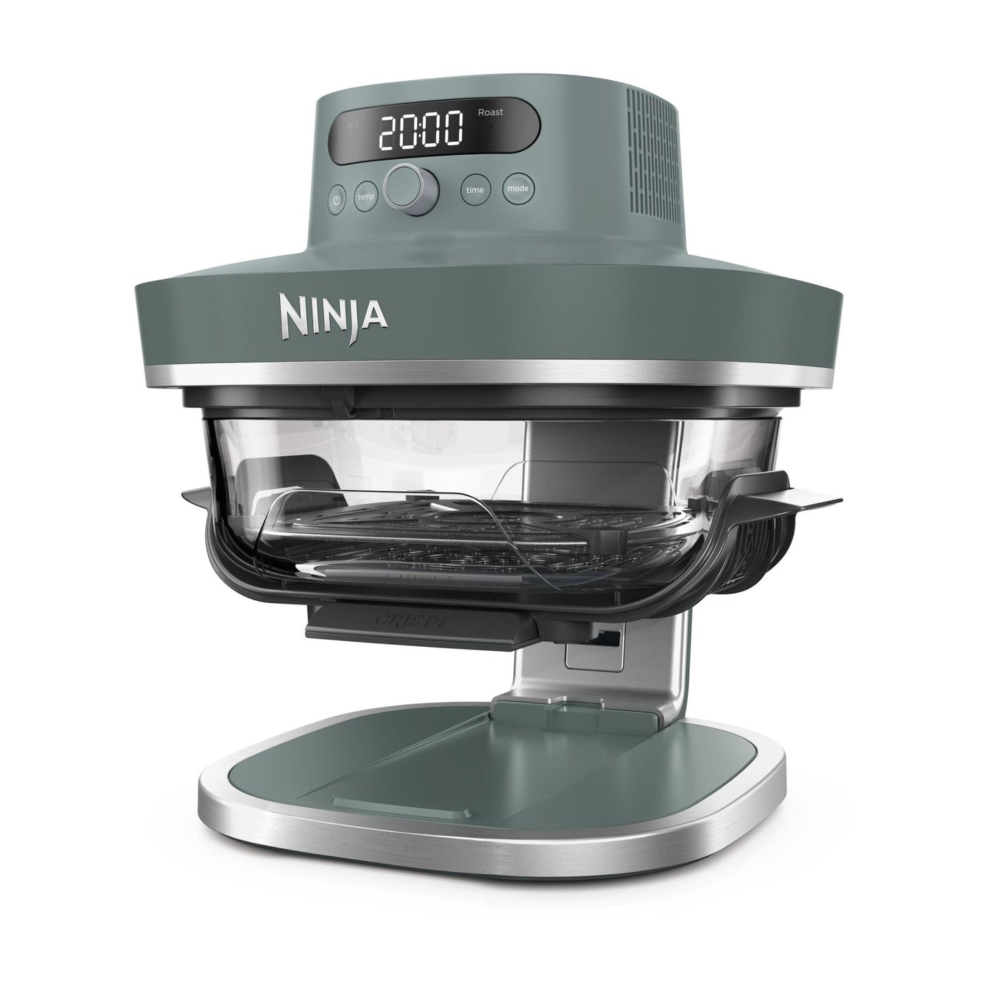 Ninja Crispi Pro 6-in-1 Countertop Glass Air Fryer (Ash Grey)