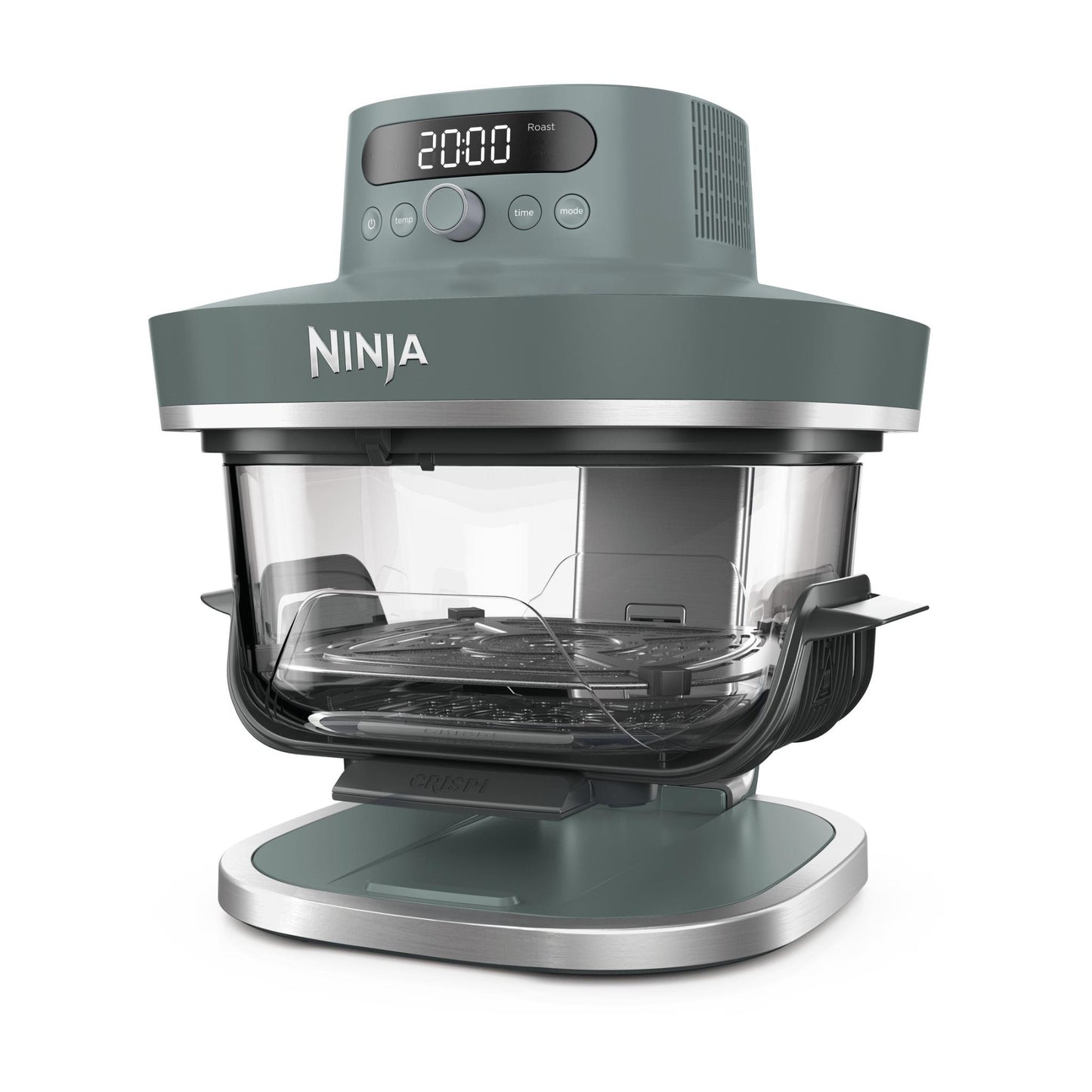 Ninja Crispi Pro 6-in-1 Countertop Glass Air Fryer (Ash Grey)