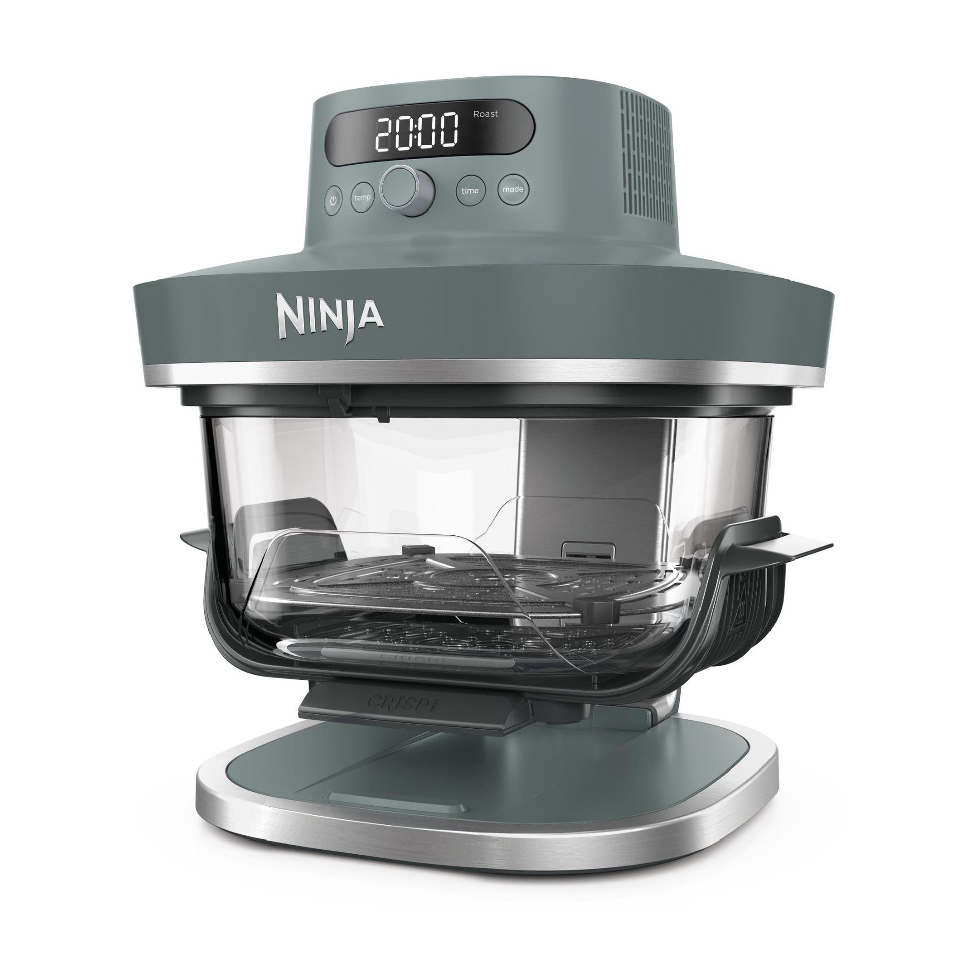 Ninja Crispi Pro 6-in-1 Countertop Glass Air Fryer (Ash Grey)