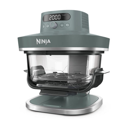 Ninja Crispi Pro 6-in-1 Countertop Glass Air Fryer (Ash Grey)