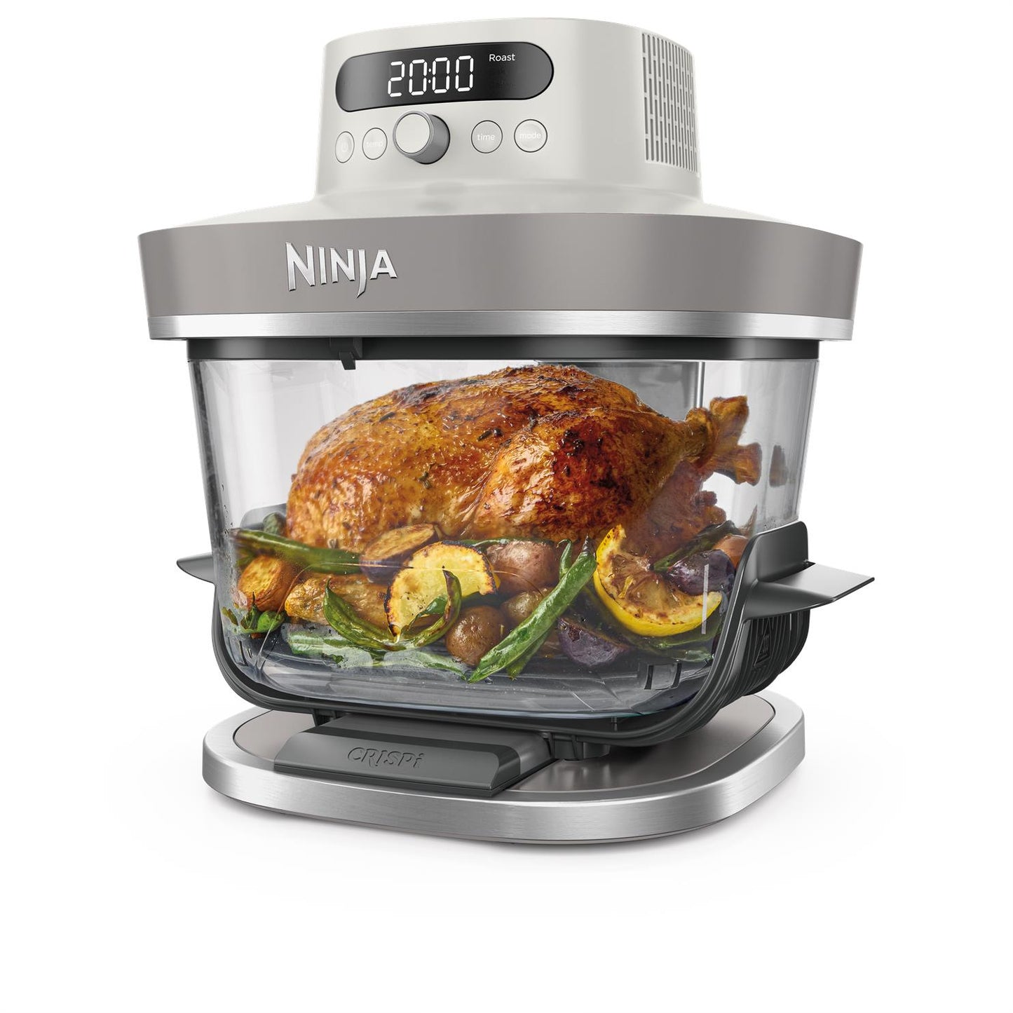 Ninja Crispi Pro 6-in-1 Countertop Glass Air Fryer (Bone)
