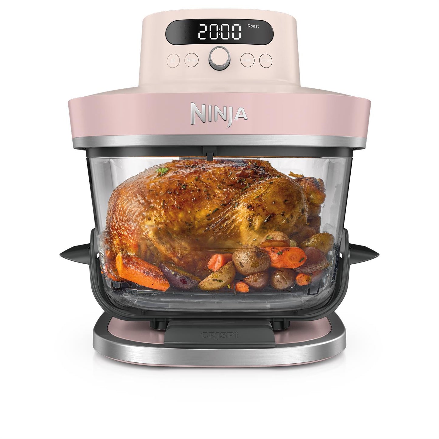 Ninja Crispi Pro 6-in-1 Countertop Glass Air Fryer (Rose Quartz)