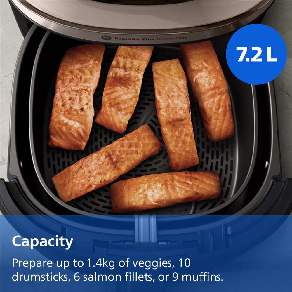Philips 5000 Series 7.2L Airfryer XXL with Steam (Black)