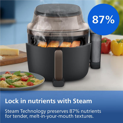 Philips 5000 Series 7.2L Airfryer XXL with Steam (Black)