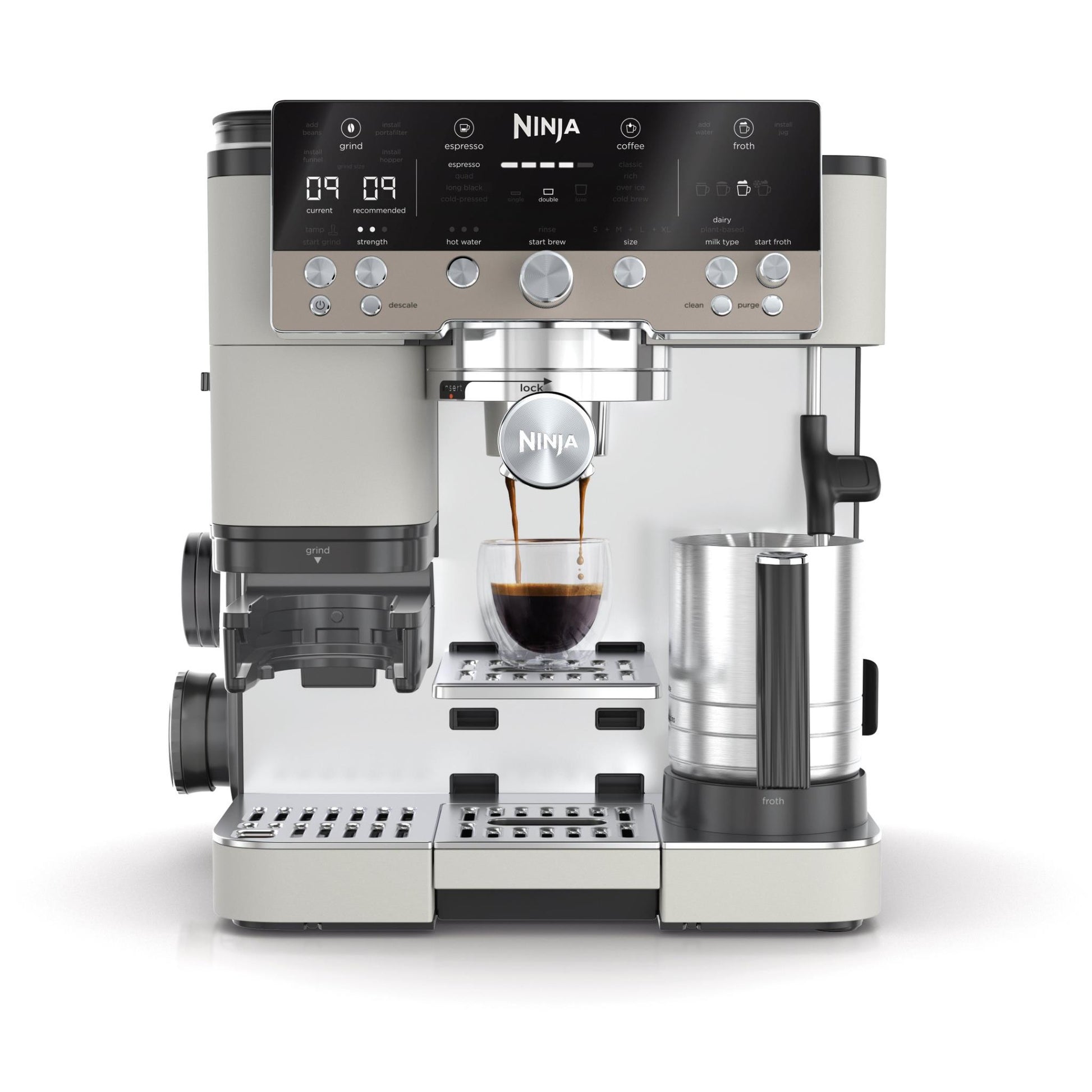 Ninja Luxe Café Espresso Machine (Oat)