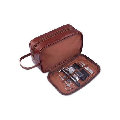 Men's Republic On The Go Portable Toiletry/Overnight Bag With Grooming Set 9pc
