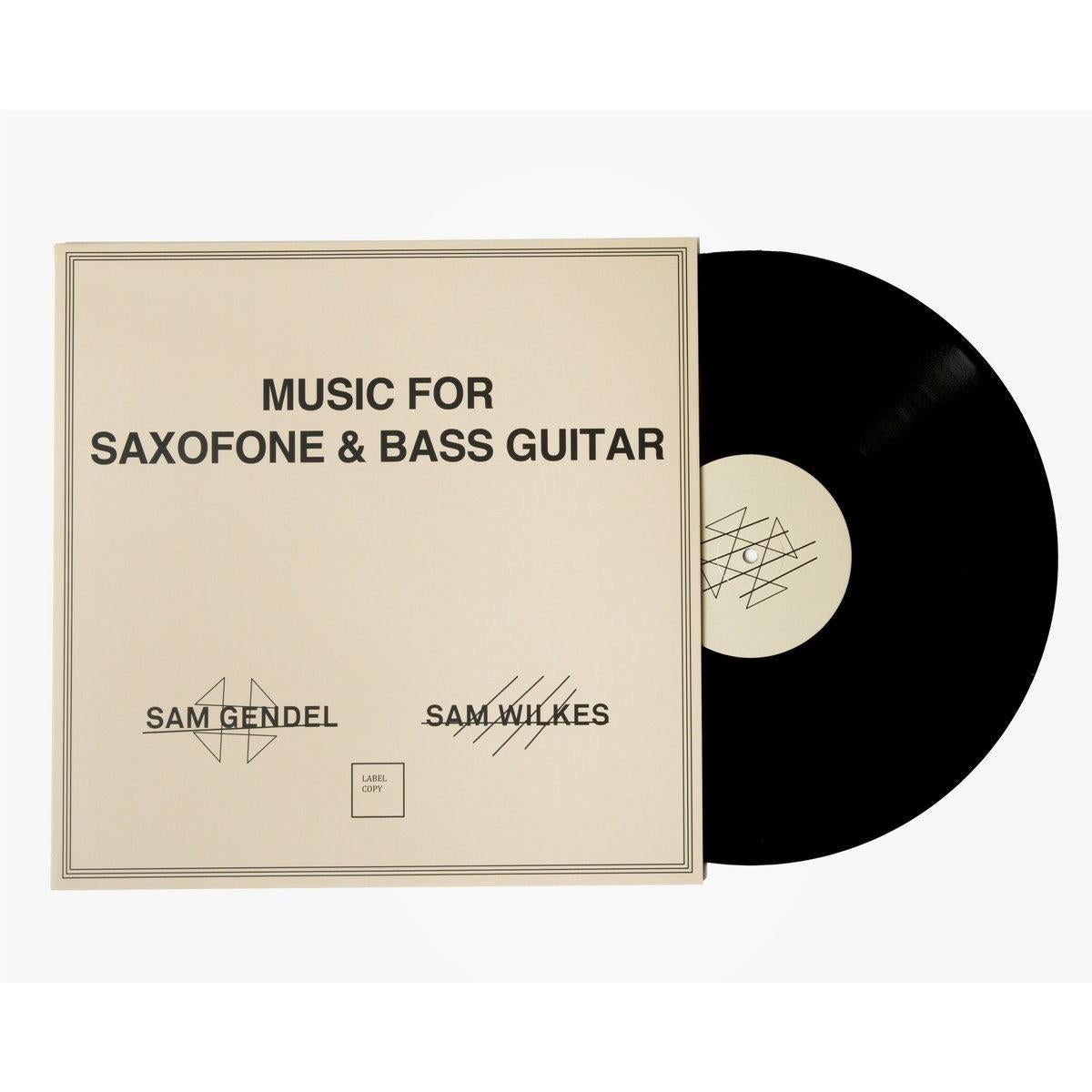 Music for Saxofone & Bass Guitar (Vinyl)