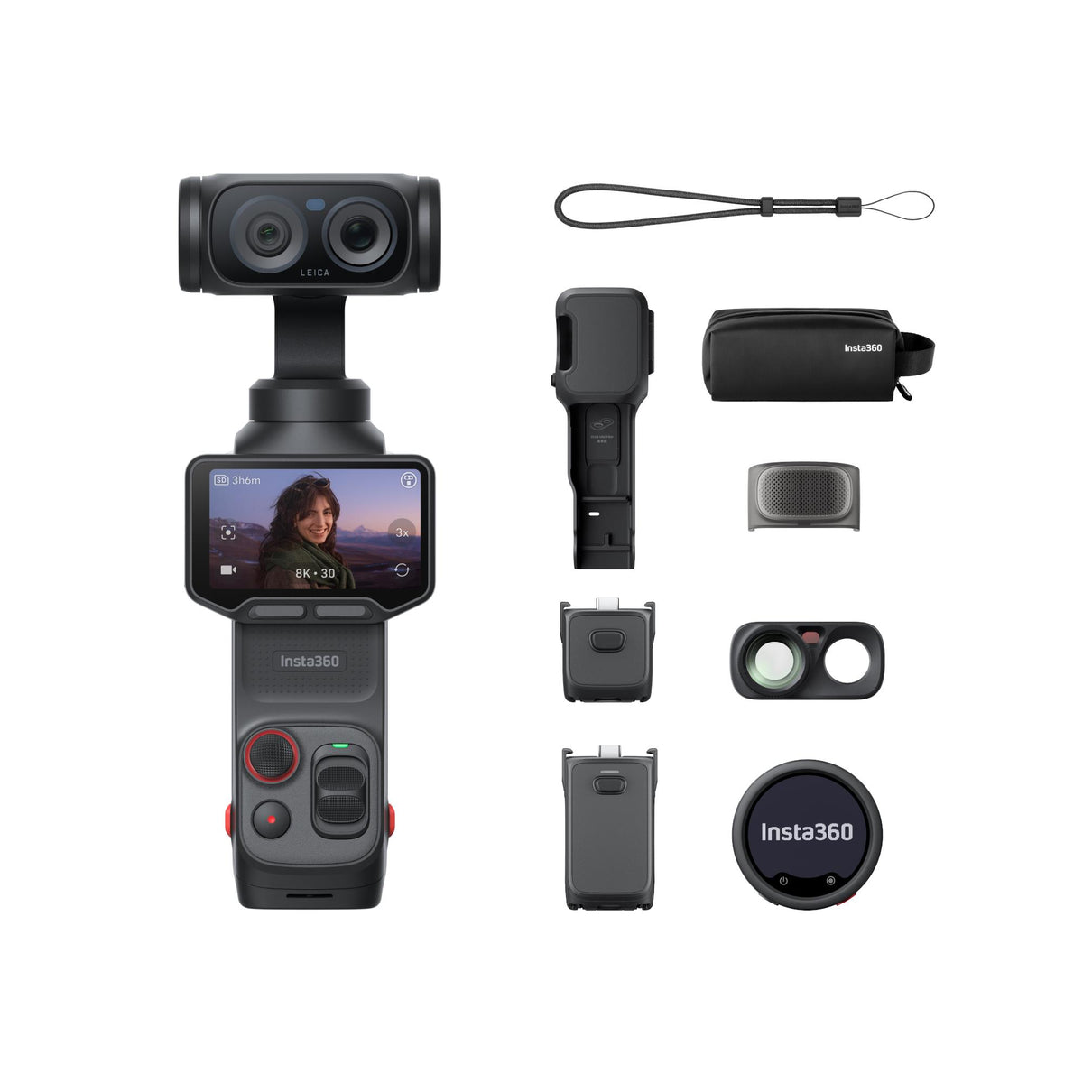 Insta360 Luna Ultra Ultra 8K Gimbal Camera Creator Bundle (Cosmic Black)