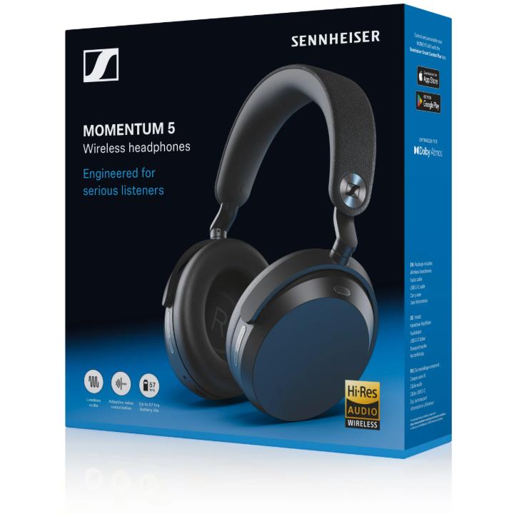 Sennheiser MOMENTUM 5 Over-Ear ANC Wireless Headphones (Black)