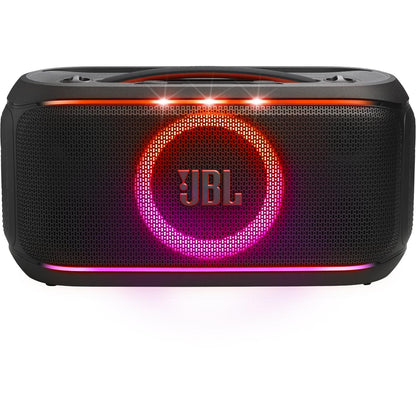 JBL PartyBox On The Go 2 Plus with EasySing AI Karaoke Mics (Black)