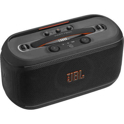 JBL PartyBox On The Go 2 Plus with EasySing AI Karaoke Mics (Black)