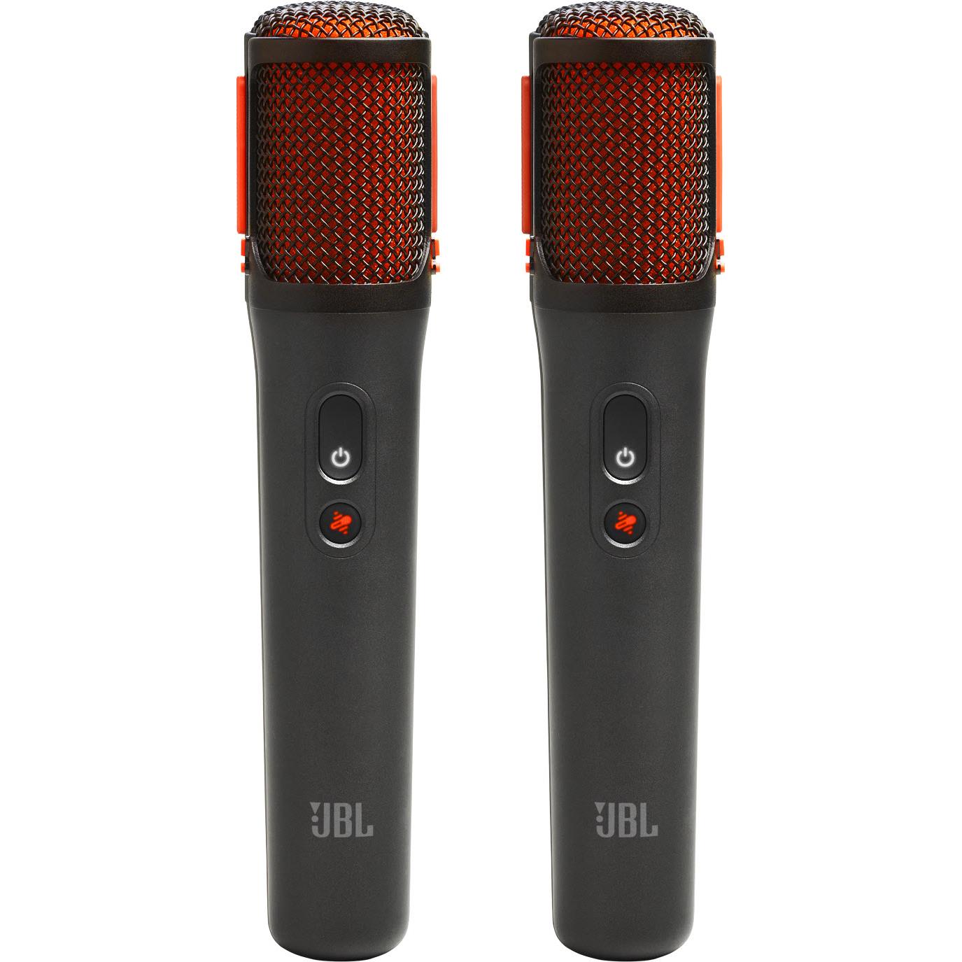 JBL PartyBox On The Go 2 Plus with EasySing AI Karaoke Mics (Black)
