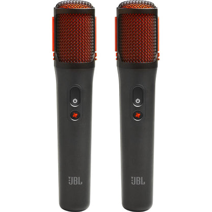 JBL PartyBox On The Go 2 Plus with EasySing AI Karaoke Mics (Black)