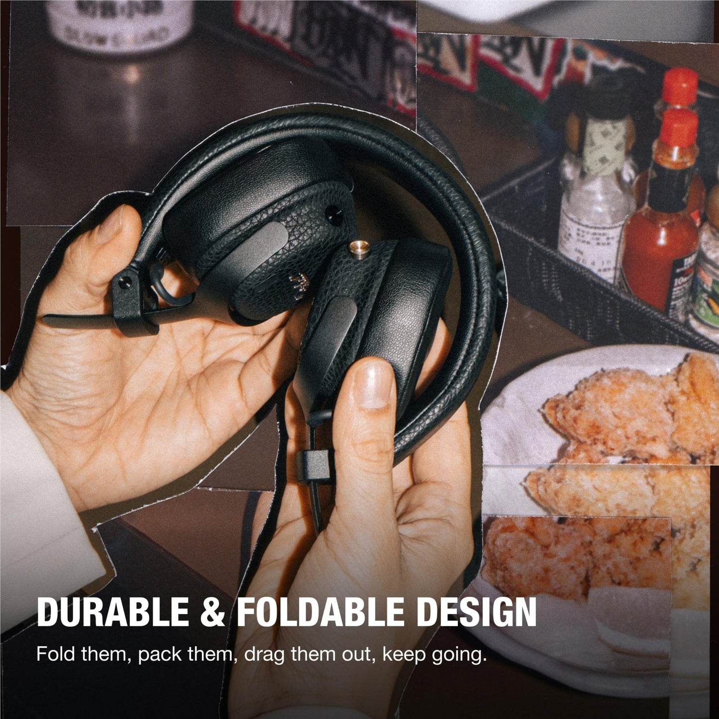 Marshall Milton A.N.C On-Ear Wireless Headphones (Black)
