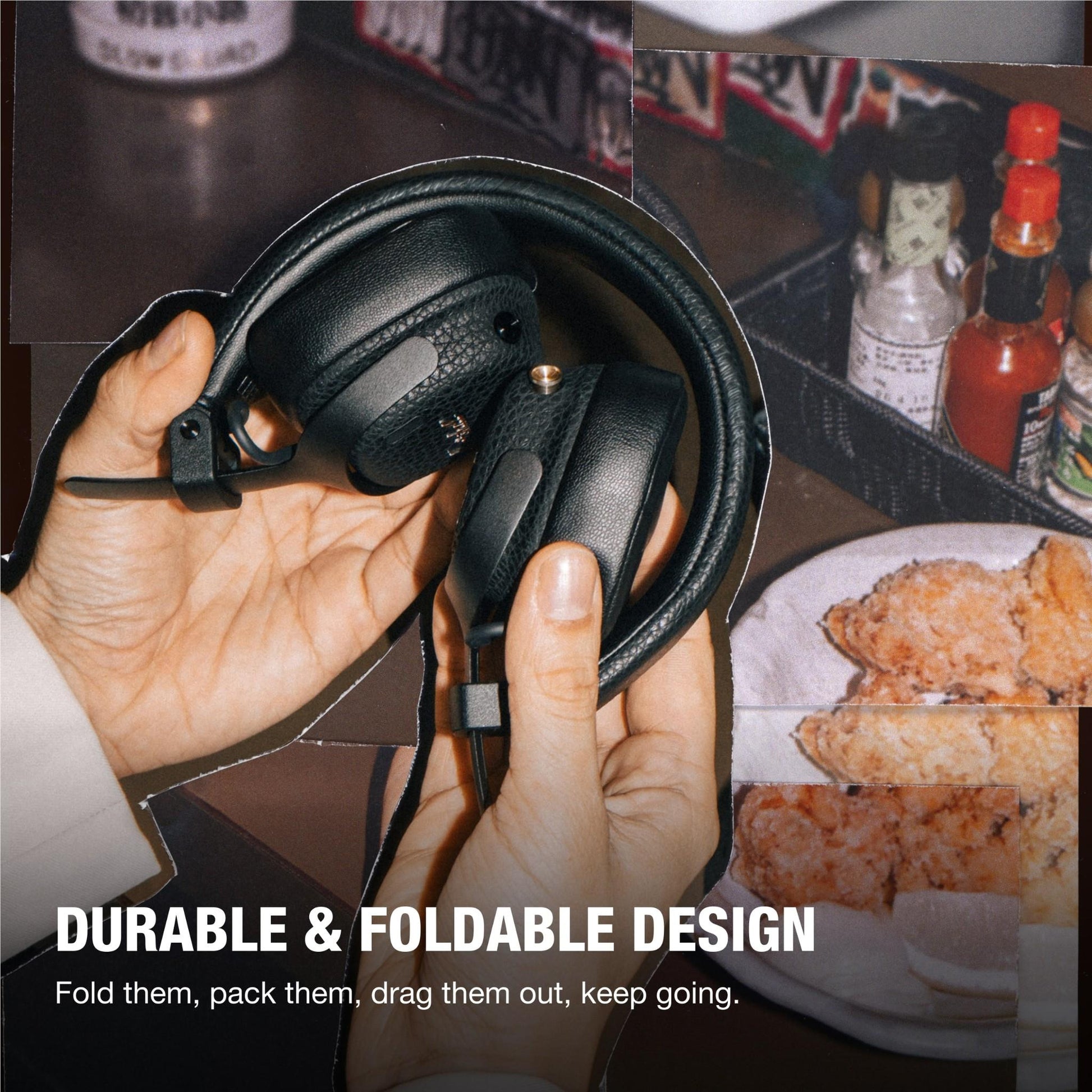 Marshall Milton A.N.C On-Ear Wireless Headphones (Black)