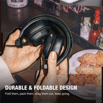 Marshall Milton A.N.C On-Ear Wireless Headphones (Black)