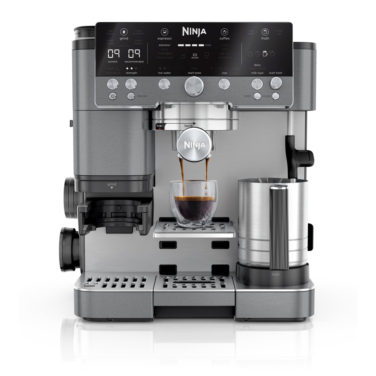 Ninja Luxe Café Espresso Machine (Gunmetal)